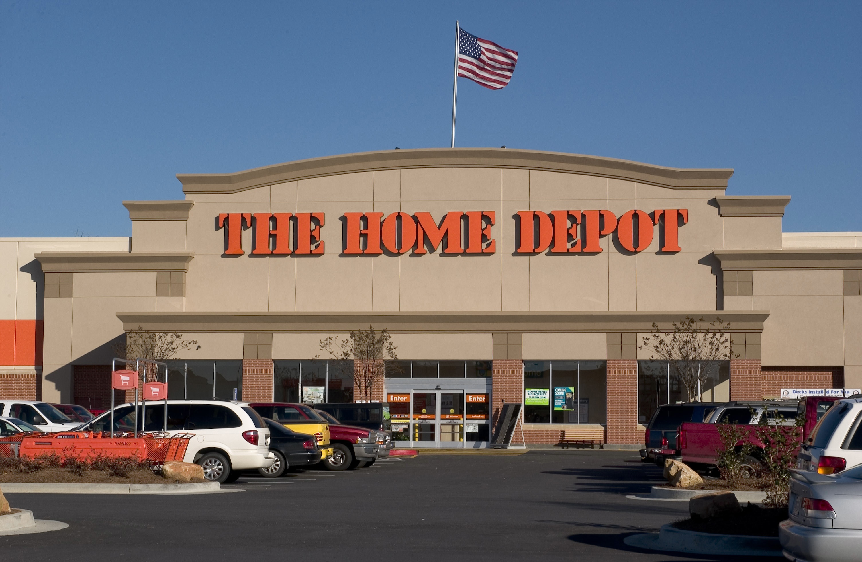 current market price of home depot stock